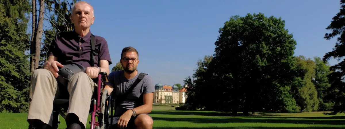 Lukáš Konečný se svým tatínkem Lukáš Konečný se svým tatínkem
