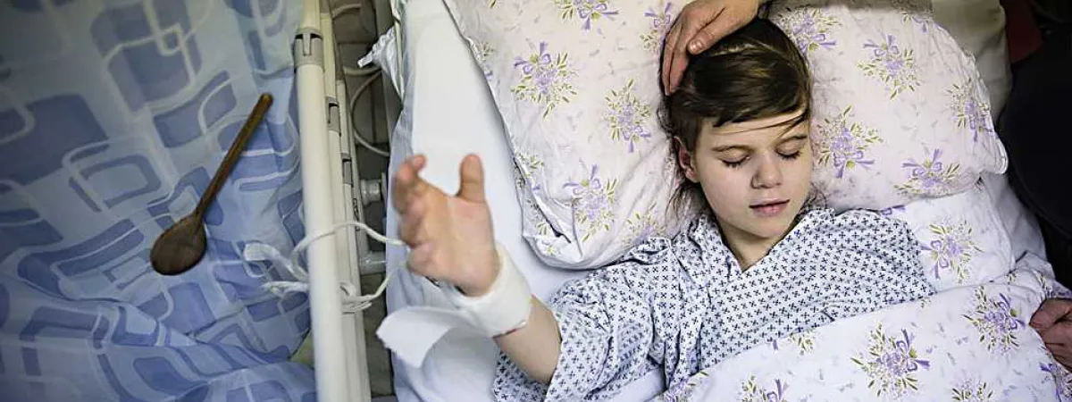 Eliška Doležalová (11 let), klientka mobilního hospice Ondrášek.