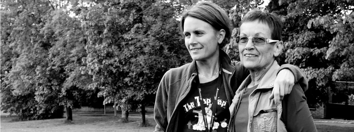 Zuzana Moravcová se svojí maminkou | foto: Kateřina Smidová Zuzana Moravcová se svojí maminkou