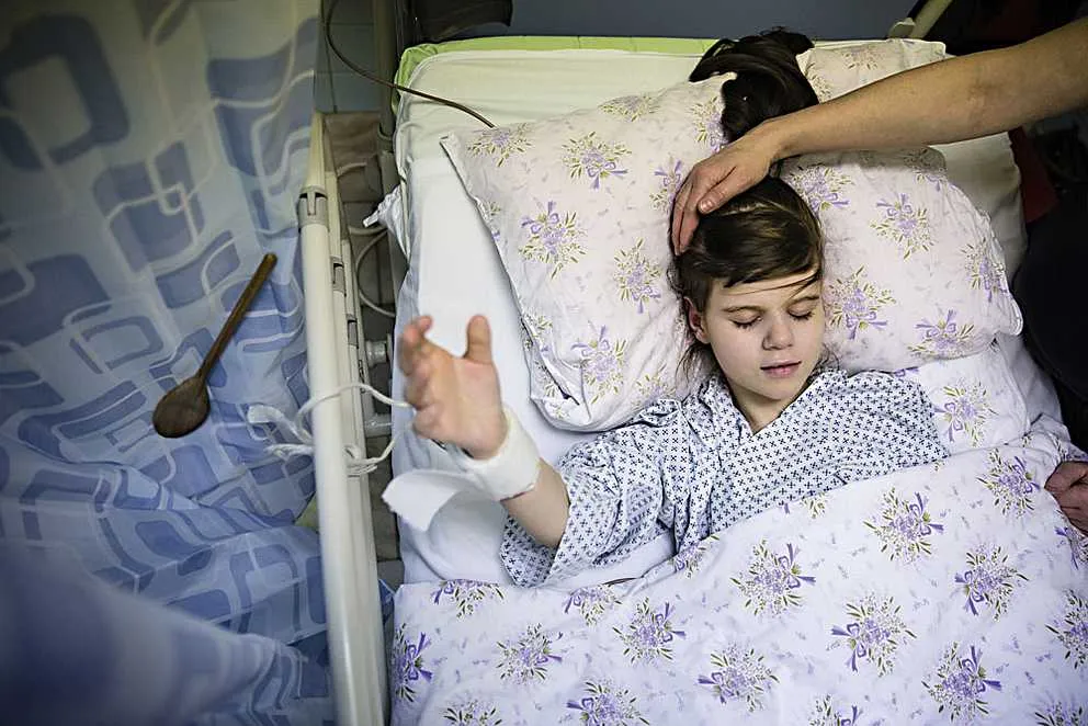 Eliška Doležalová (11 let), klientka mobilního hospice Ondrášek.